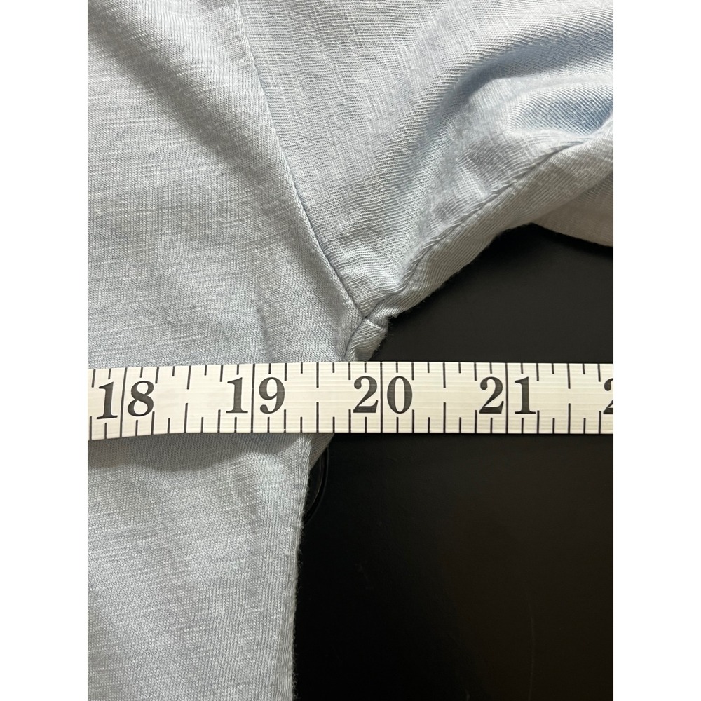 Rag & Bone New York Womens Blue Organic Pima Cotton Long Sleeve Tee Shirt Small - Picture 7 of 9